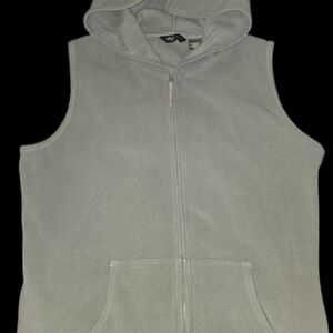 Women's Eddie Bauer Lightweight  Hooded Zip-Up Vest with Pockets Size XL